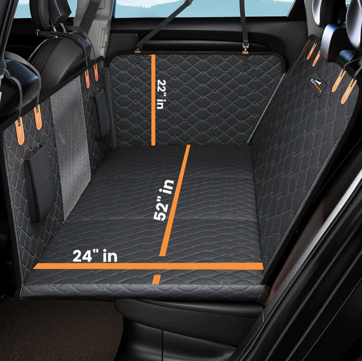 Hard Bottom Back Seat Extender + (FREE Dog Bed)