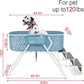 Big Dipper Dog Bath Tub with Stairs, Elevated Portable Foldable Wash Station with Steps for Bathing, Shower and Grooming, Indoor, Outdoor, for Medium to Large Size Dogs