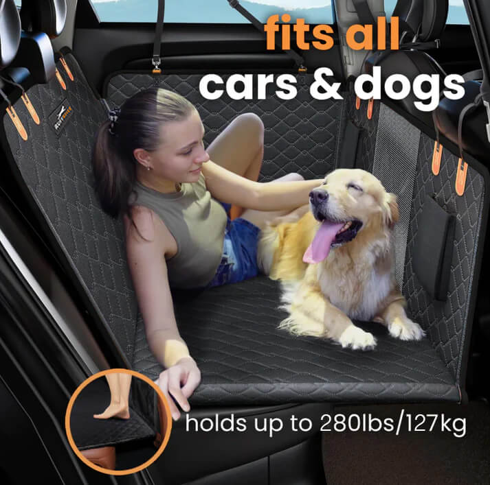Hard Bottom Back Seat Extender + (FREE Dog Bed)